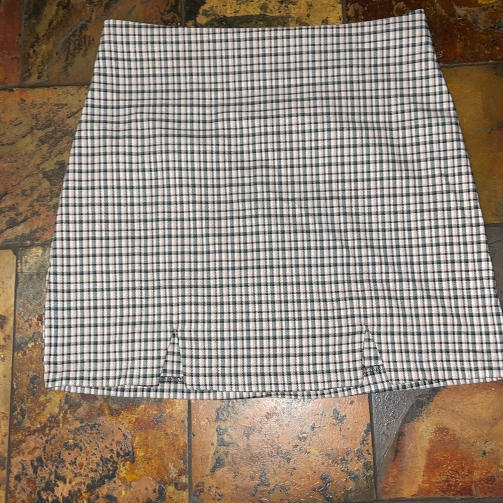 GB plaid skirt (202)